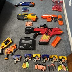 A Lot Of NERF guns