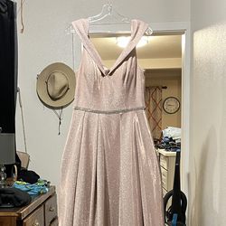 Rose Gold Prom Dress (dancing Queen)