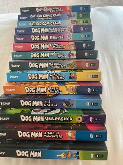 Dav Pilkey Dog Man Cat Kid Comic Club Graphic Novels Collection