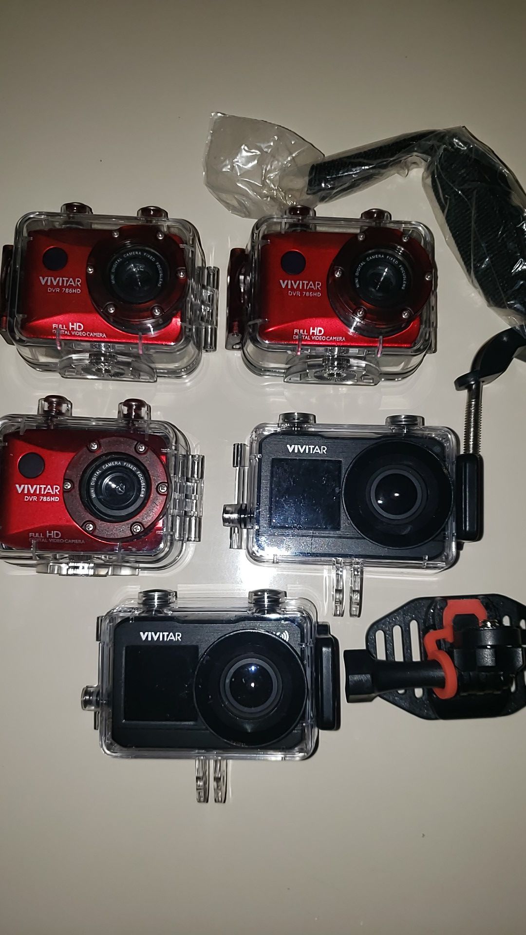 5 Go Pro Cameras