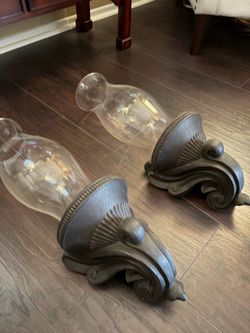 Hanging candleholders