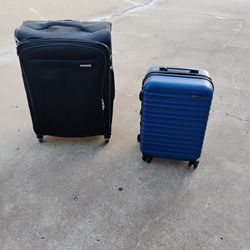 Large Samsonite Suitcase and a Carry On suitcase