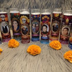 Dia De Los Mueros Candles🧡