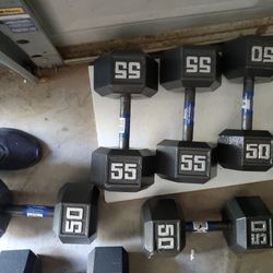 Dumbbells 55lbs