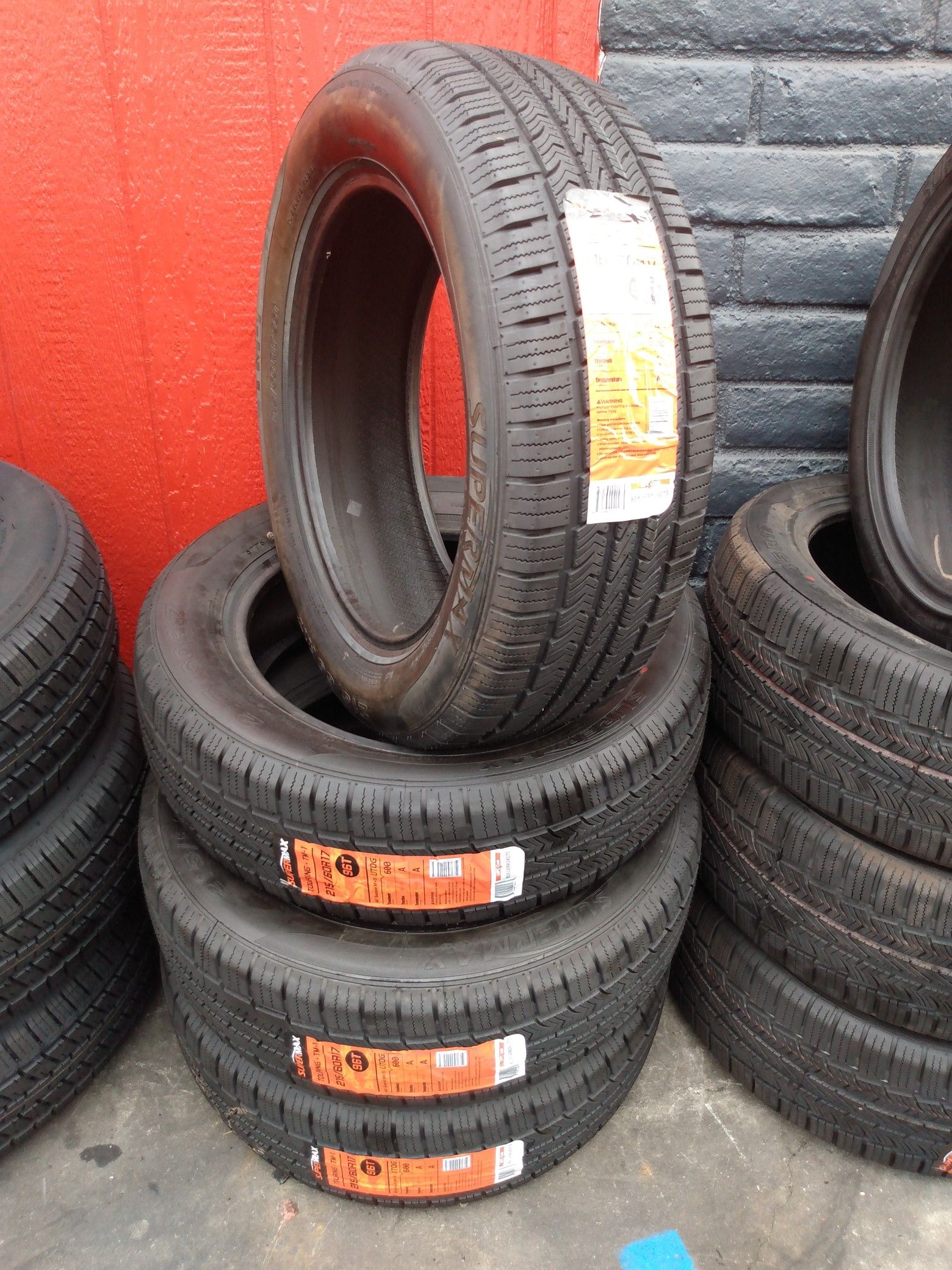 Set of Brand New SuperMax 215/60/17