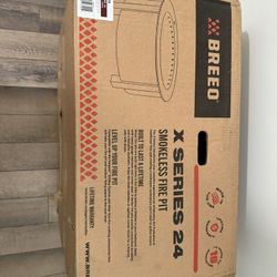 Breeo X Series 24 Smokeless Fire Pit - Corten