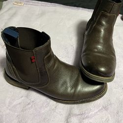 Dark brown dress shoes