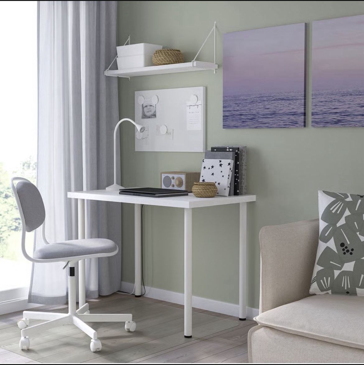 Ikea Linnmon White Home Office Desk Table 