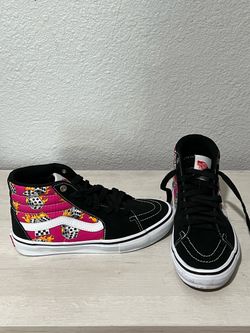 Vans Sk8-Hi High-Top Sneakers Dice Flame Print Size 6 for Men