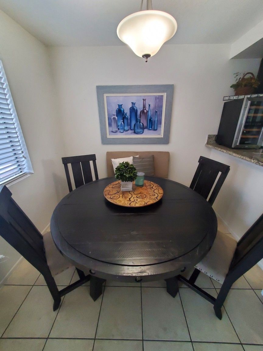 6 Person Dining Table Set