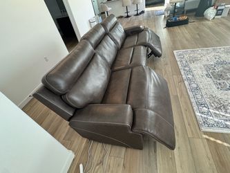 Brown Leather Recliner