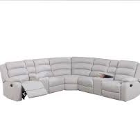 New Fabric Recliner Sectional Couch / Free Delivery 