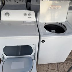 Whirlpool washer and electric dryer HE 3.8&7.0 CUFT 45 days wrranty