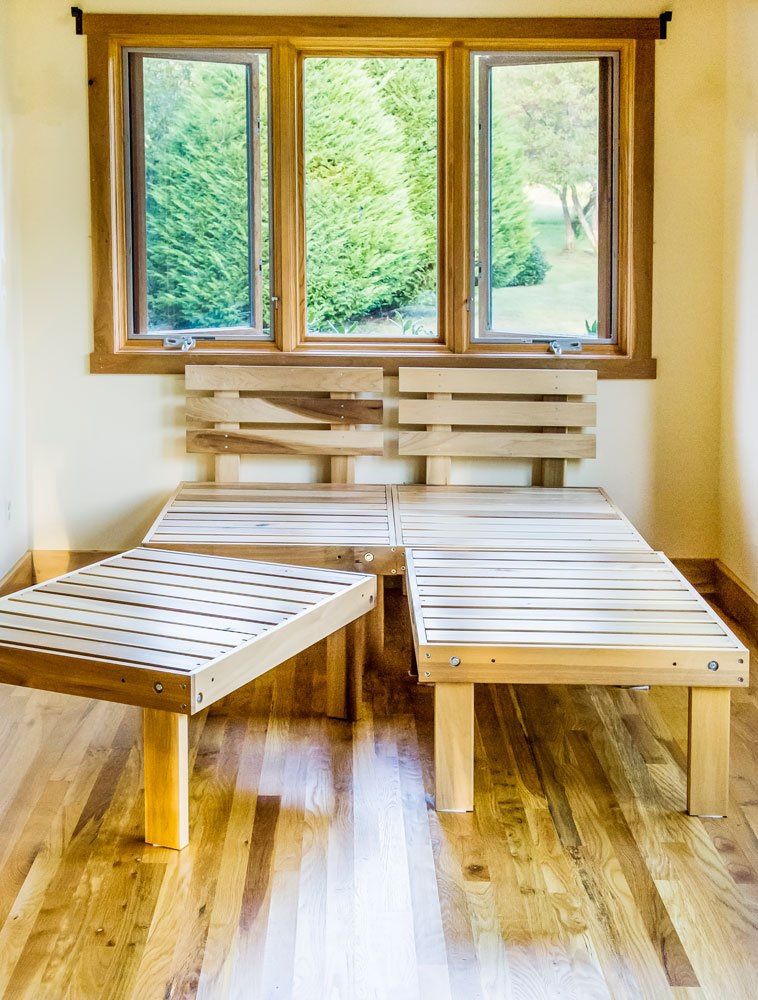 Organic, Modular Platform Bed Frame