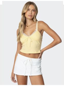 NWT Edikted Yellow Tank 