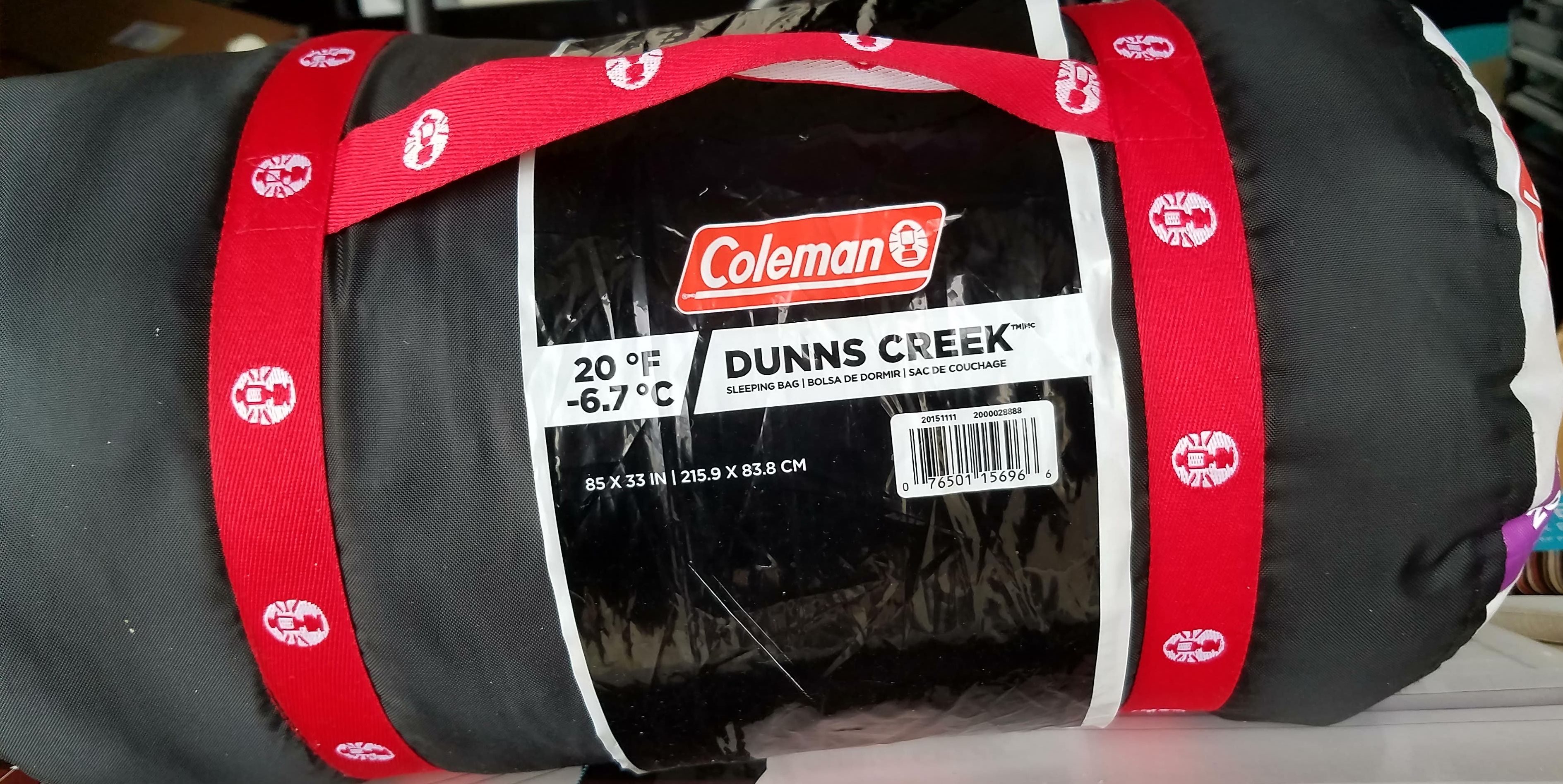 Coleman dunns 2025 creek sleeping bag
