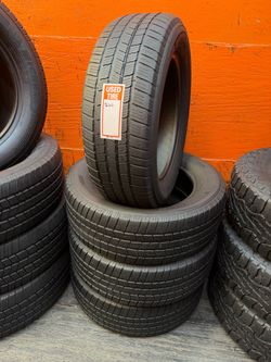 245/60R18 Michelin Defender LTX Full Set of 4 Used Tires