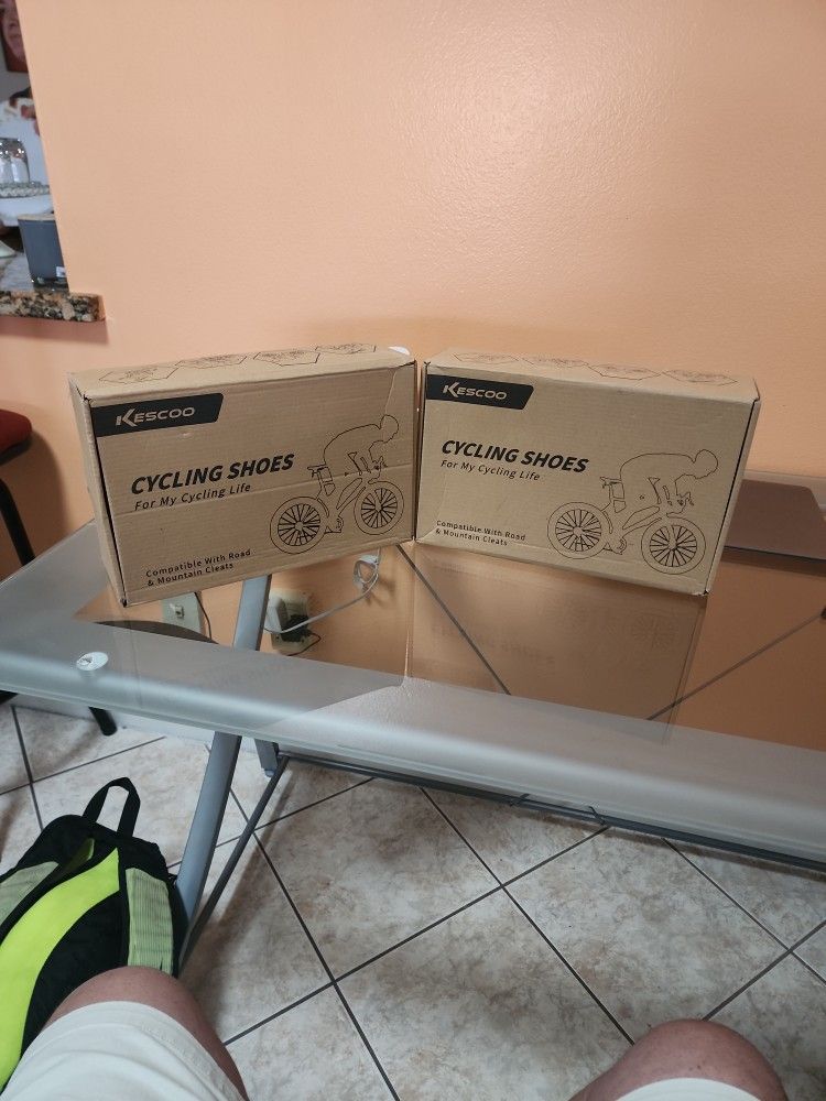 Two Pairs Of Cycling Shoes