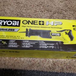 NEW RYOBI PBLRS01B 18V ONE+ BRUSHLESS CORDLESS HP RECIPROCATING SAW - TOOL ONLY