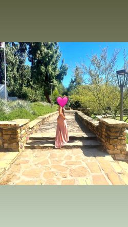 Formal pink dress