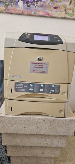 Used  4300 HP LaserJet  Printer -Toner