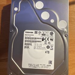 Toshiba 4TB 3.5” SATA HDD (Used)