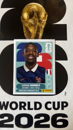 Ousmane dembele fifa World Cup panini sticker