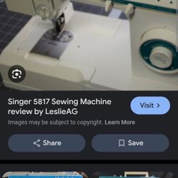 Singer Sewing Machine Model 5817c