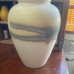 Vintage Indian Pottery Vase Boho Decor 