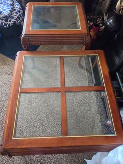 Classic coffee, sofa table, and 2 end tables