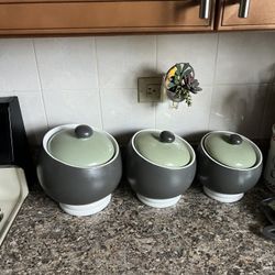 Three piece Canister Set. 