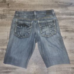 Take Both For $30 Helix Jorts + Vintage BR Button Shirt 