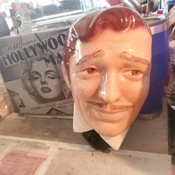 CLARK GABLE CLAY ART MASK