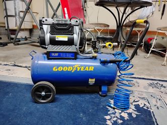 Goodyear 8 gallon quiet compressor