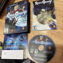 Rogue Galaxy Sony PlayStation 2, 2007, Complete in Box with Manual for PS2  Rogue Galaxy for the Sony PlayStation 2 is a complete role-playing game re