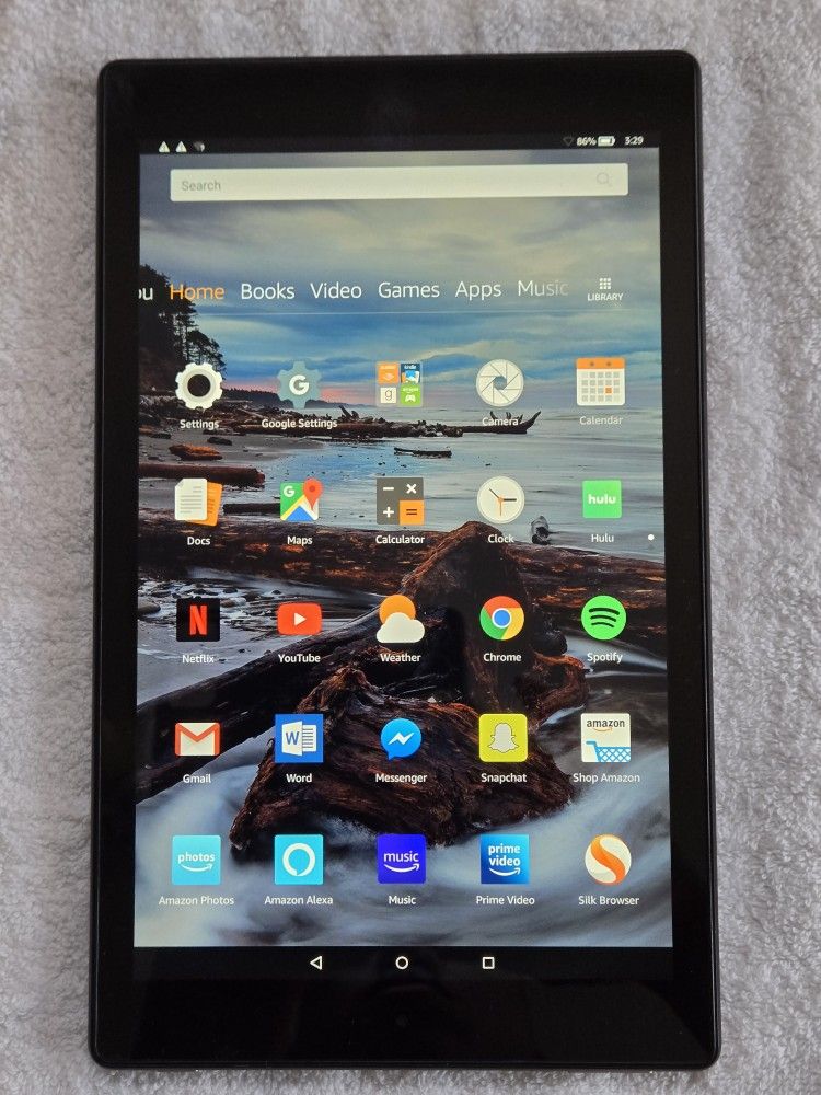 Amazon Fire Tablet HD 10 SL056ZE 10" 32GB 7th Generation WIFI Black TESTED WORKS