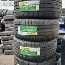 4 New Tires Installed/ 4 Llantas Nuevas Instaladas 225/45/17 TBB Tires 
