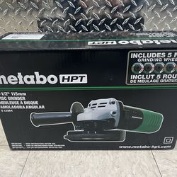 Metabo HPT G12SR4M 6.2 Amp Angle Grinder *6084
