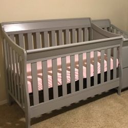 Crib For $100 Plus Changing Table, No Mattress 