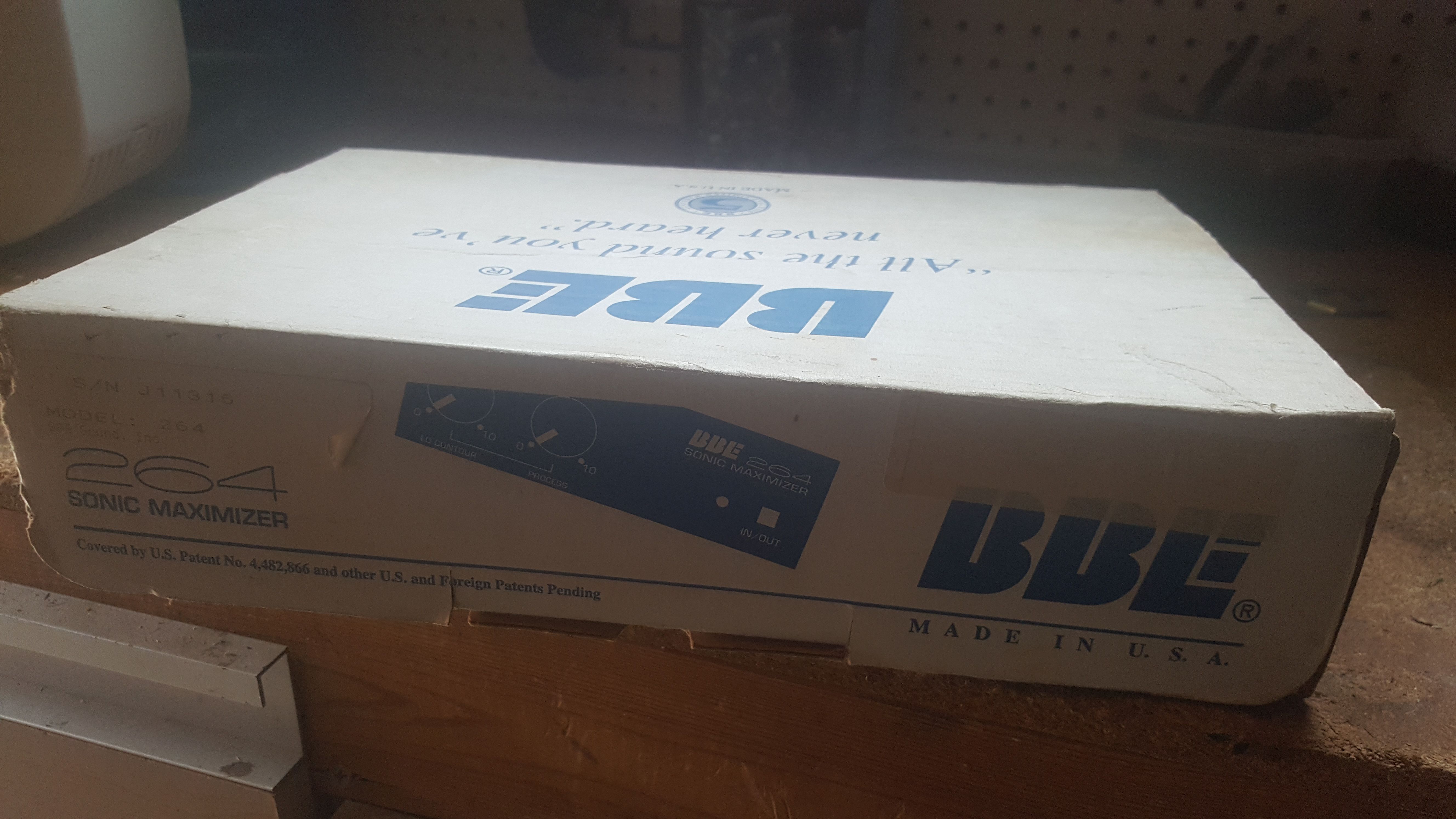 New BBE sonic maximizer model 264