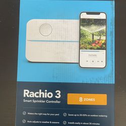 Rachio 3 Smart Sprinkler Controller 8 Zones 