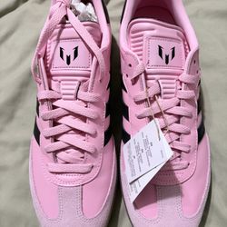 Size 11.5 - Men’s adidas Lionel Messi x Samba Inter Miami CF - Debossed Home Kit