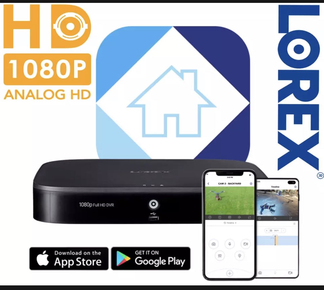  Lorex D241A81B 1080p 8Ch DVR 1TB 