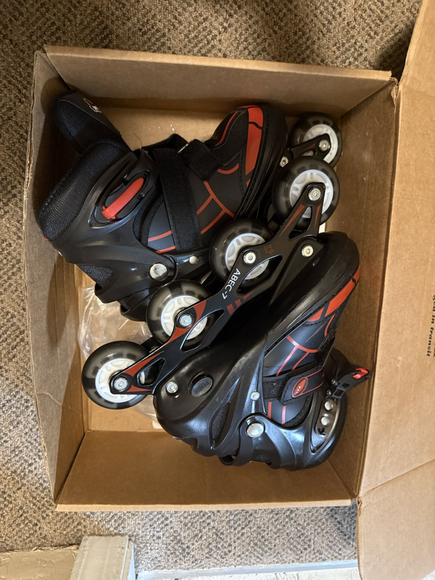 Red Roller Skates- Size L 38-41