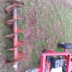 Tow Behind Auger With Honda Motor Dirtdawg-9hon-t