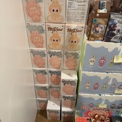 Labubu Big into energy, macarons and have a seat