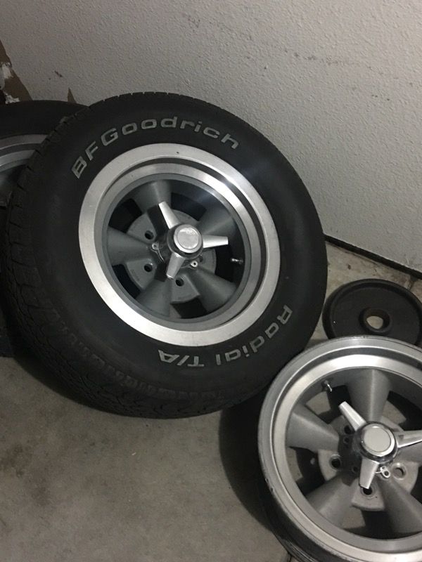 15” AMERICAN RACING TORQ THRUST WHEELS