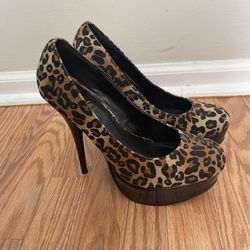 Leopard Print Heels 