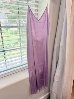 Zara long purple dress