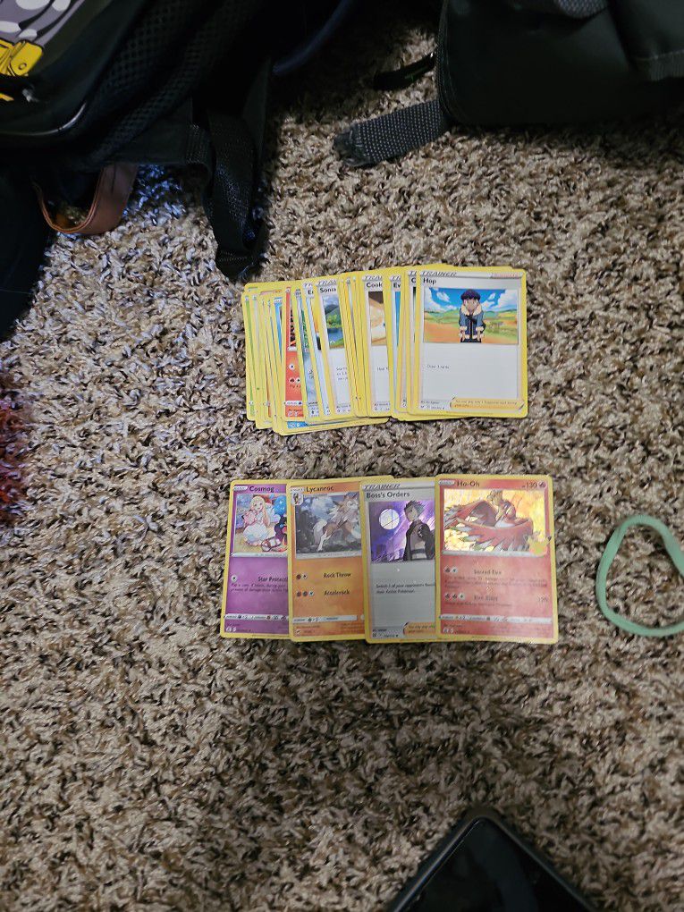 4 Legendary Card Pokemon End 54 Normal Card 